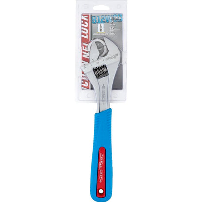 12 in, Adjustable Wrench, 1-1/2 in Wide, Chrome, Code Blue®