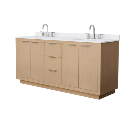 Maroni Double Bathroom Vanity - 72W x 33.75H x 22D