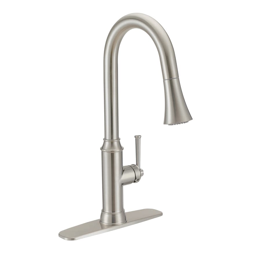 Hopkins 1.75 GPM Single Hole Pull Down Kitchen Faucet - Includes Escutcheon