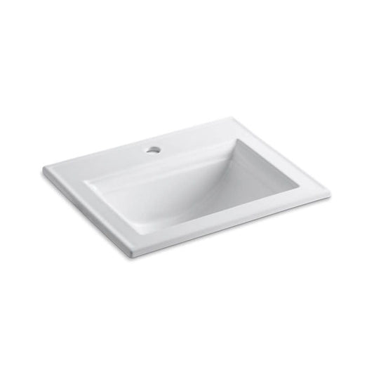 Memoirs® Top Mount Lavatory Sink, ADA, 22-3/4 x 18 x 8-7/8 in, Vitreous China, White