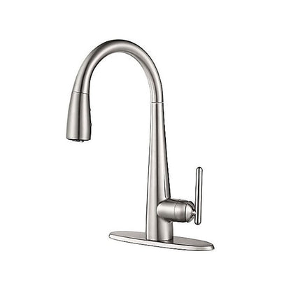 Lita™ Kitchen Faucet, Deck Mount, ADA, 1 Lever Handle, 1 or 3-Hole, Stainless Steel