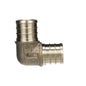 90 deg Elbow, 3/4 in, Crimp PEX, Brass