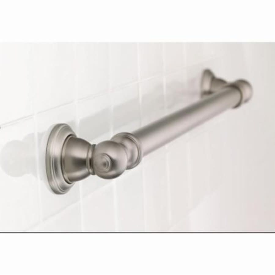 Kingsley® Grab Bar, ADA, 18 in L, Brushed Nickel