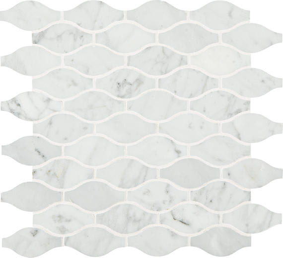 Marble Carrara White Hexagon 6X6 Polished