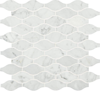 Marble Carrara White Hexagon 2X2 Honed