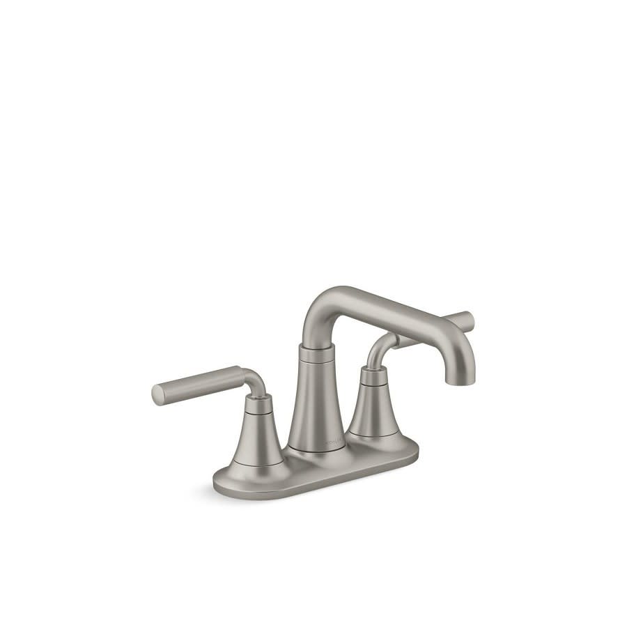 Tone™ Centerset Lavatory Faucet, ADA, 2 Handle, 2-Hole, 1.2 gpm, Vibrant Brushed Nickel