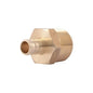 Male Adapter, 1/2 x 3/4 in, Crimp PEX x MNPT, Brass