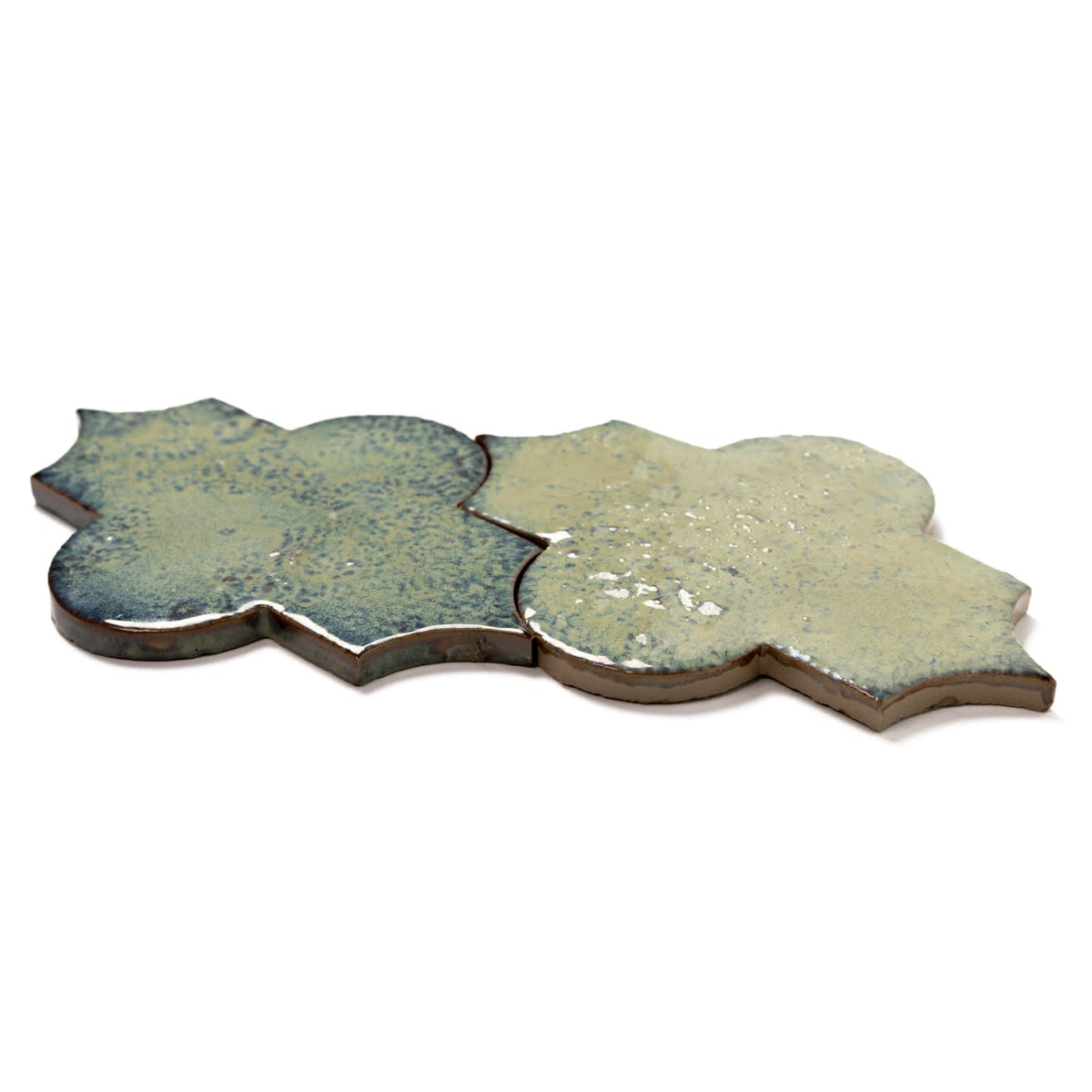 Lantern 3" x 8" Glossy Porcelain Tile in Cobalt