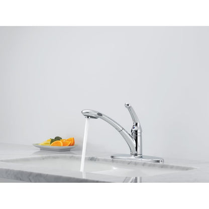 Signature Pull-Out Kitchen Faucet with Optional Base Plate - Includes Lifetime Warranty