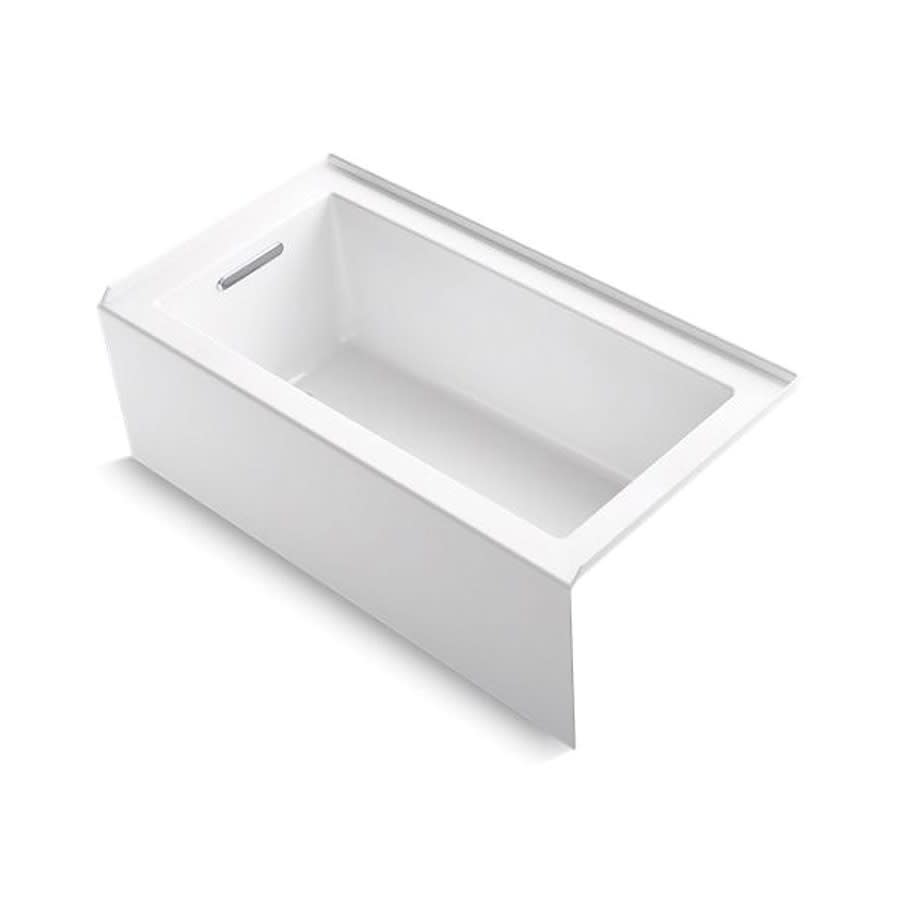 Underscore® Alcove Tub, ADA, 60 x 32 x 19 in, Left Hand Drain, White