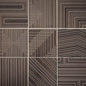 Geometric Fusion Amber Square 8X8 Mixed