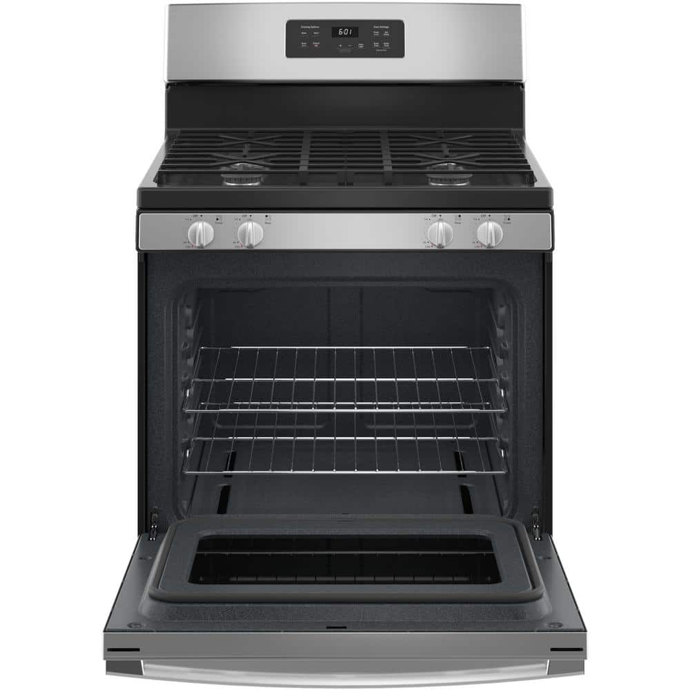 30 in. 4.8 cu. ft. Freestanding Gas Range in Stainless Steel