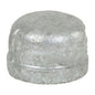 Cap, 3 in, FNPT, 150 lb, Malleable Iron, Galvanized, Domestic
