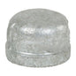 Cap, 1/2 in, FNPT, 150 lb, Malleable Iron, Galvanized