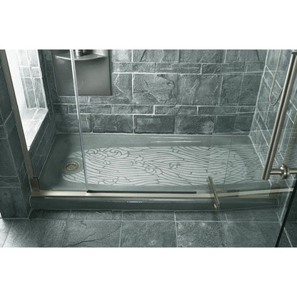 Salient 60" x 36" Shower Base with Single Threshold and Center Drain