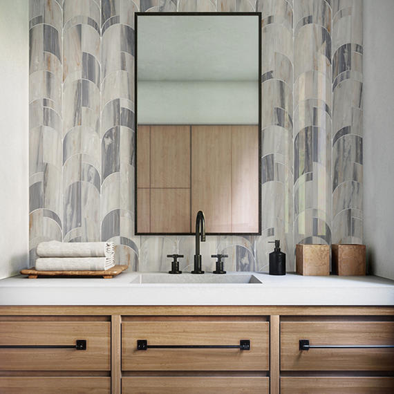 Gamma Azure Rectangle 24X48 Polished