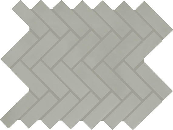 Color Wheel Mosaic Matte Desert Gray Straight Joint 2X2 Matte