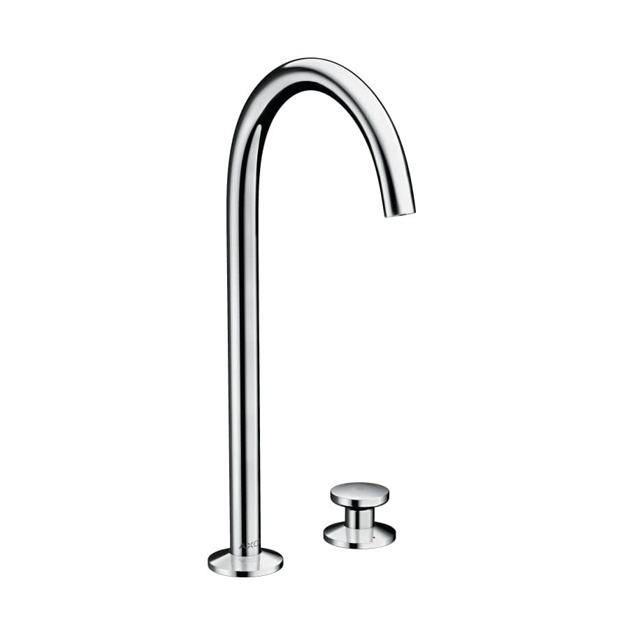 Axor One 1.2 GPM Vessel Mini-Widespread Bathroom Faucet Less Drain Assembly - Engineered in Germany, Limited Lifetime Warranty