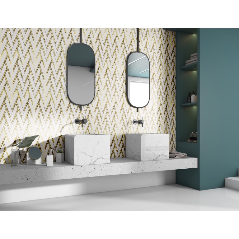 IMPULSE WHITE CHEVRON MO/1415