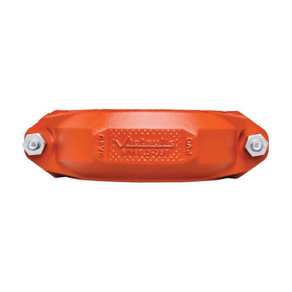 Rigid Coupling, 2-1/2 in, Groove, Ductile Iron, Enamel Painted