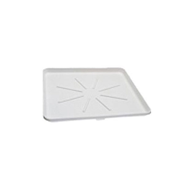 Saf-T-Pan Undrilled Pan, 29 x 27 in, For Use With Washing Machine, High Impact Plastic