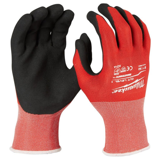 Breathable Unisex Cut-Resistant Gloves, M, Nylon/Lycra Blend, Knit Cuff