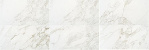 Marble Obsession Arabescato Arabesque 6X6 Matte