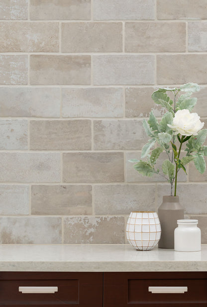 Brickstone IVORY PORCELAIN TILE