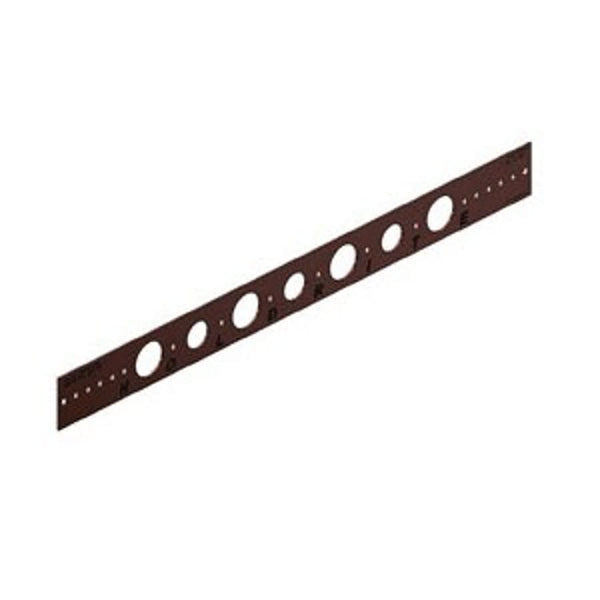 Flat Bracket, 7/8 in, 1-1/8 in Hole, 25 lb, Cold Rolled Steel, Copper-Bonded™ Domestic