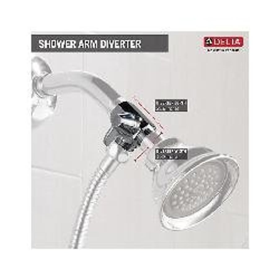 Shower Arm Diverter, Polished Chrome