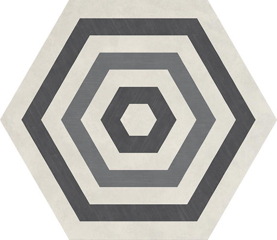 Empyrean Cool Blend Hexagon 2X2 Glossy