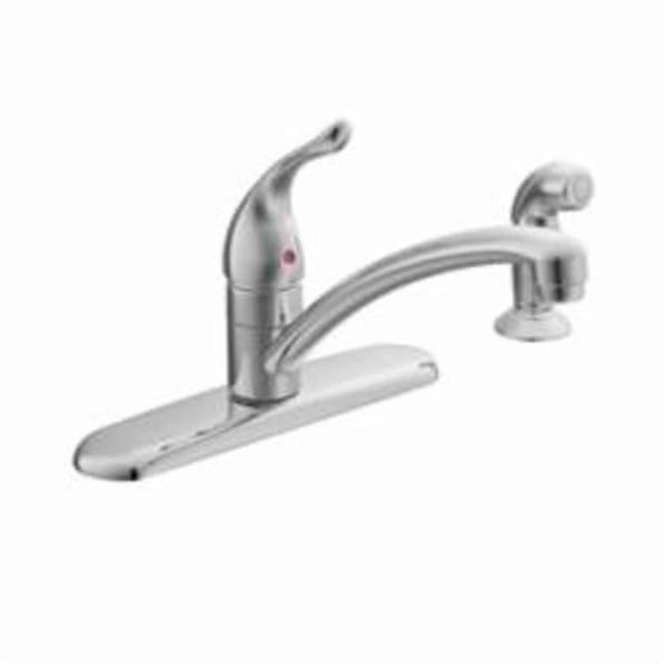 Chateau® Kitchen Faucet, Deck Mount, ADA, 1 Lever Handle, 4-Hole, Polished Chrome