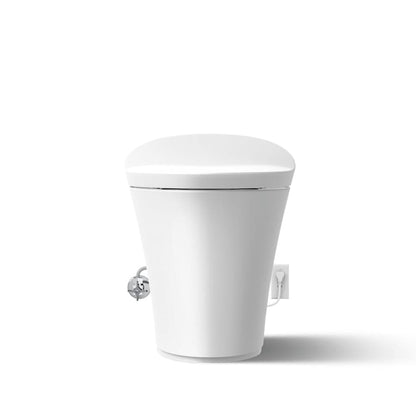 Veil Dual Flush One Piece Elongated Chair Height Intelligent Toilet - Seat Included with Quiet Close Lid