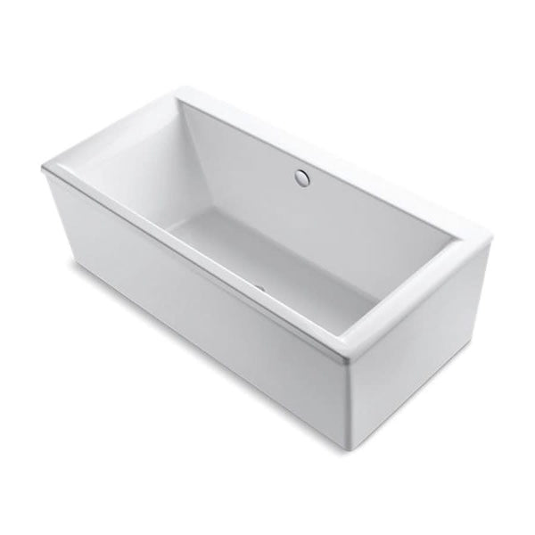 Stargaze® Freestanding Tub, 72 x 36 x 25-3/4 in, Center Drain, White