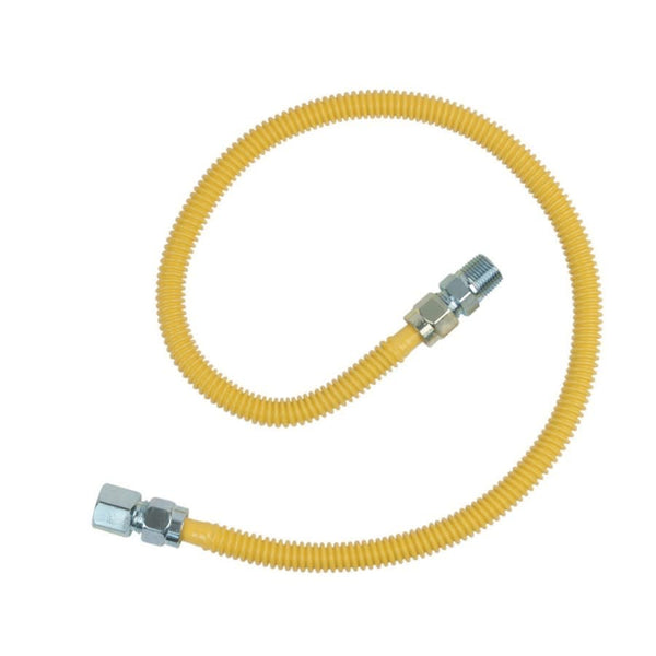 Gas Flex, 3/8 in ID, 1/2 in, FNPT x MNPT, 24 in L