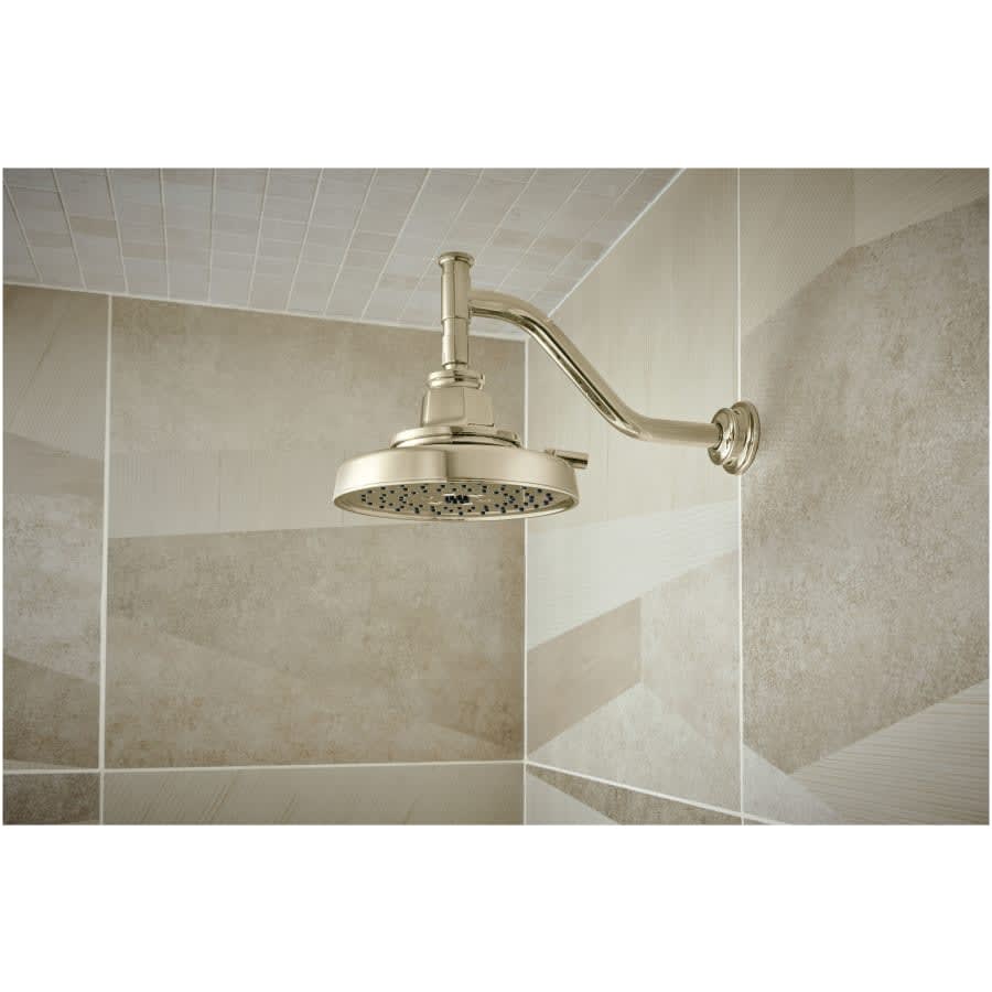 Invari 2.5 GPM Multi Function Shower Head with Touch Clean and H2OKinetic Technology - Limited Lifetime Warranty