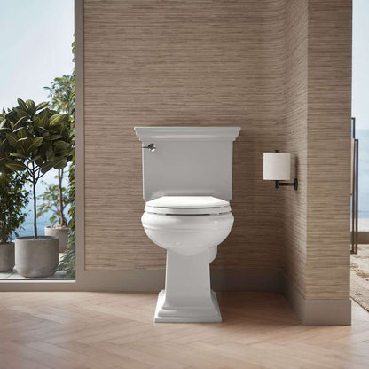 Cachet Round Toilet Seat with Quiet-Close, Grip Tight, and Quick-Attach