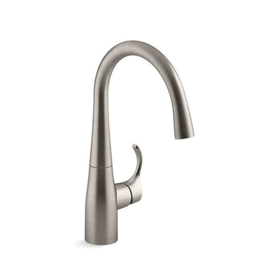 Simplice® Bar Faucet, Deck Mount, ADA, 1 Lever Handle, 1-Hole, Vibrant Stainless