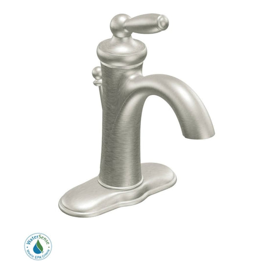 Single Handle Single Hole Bathroom Faucet from the Brantford Collection (Valve Included)