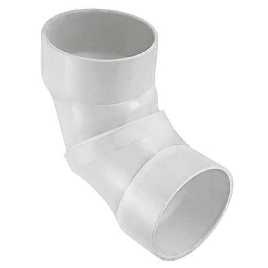 Long Sweep 90 deg Elbow, 8 in, Hub, DWV, PVC