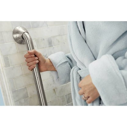 Home Care 24" x 1-1/4" Grab Bar with Curl Grip