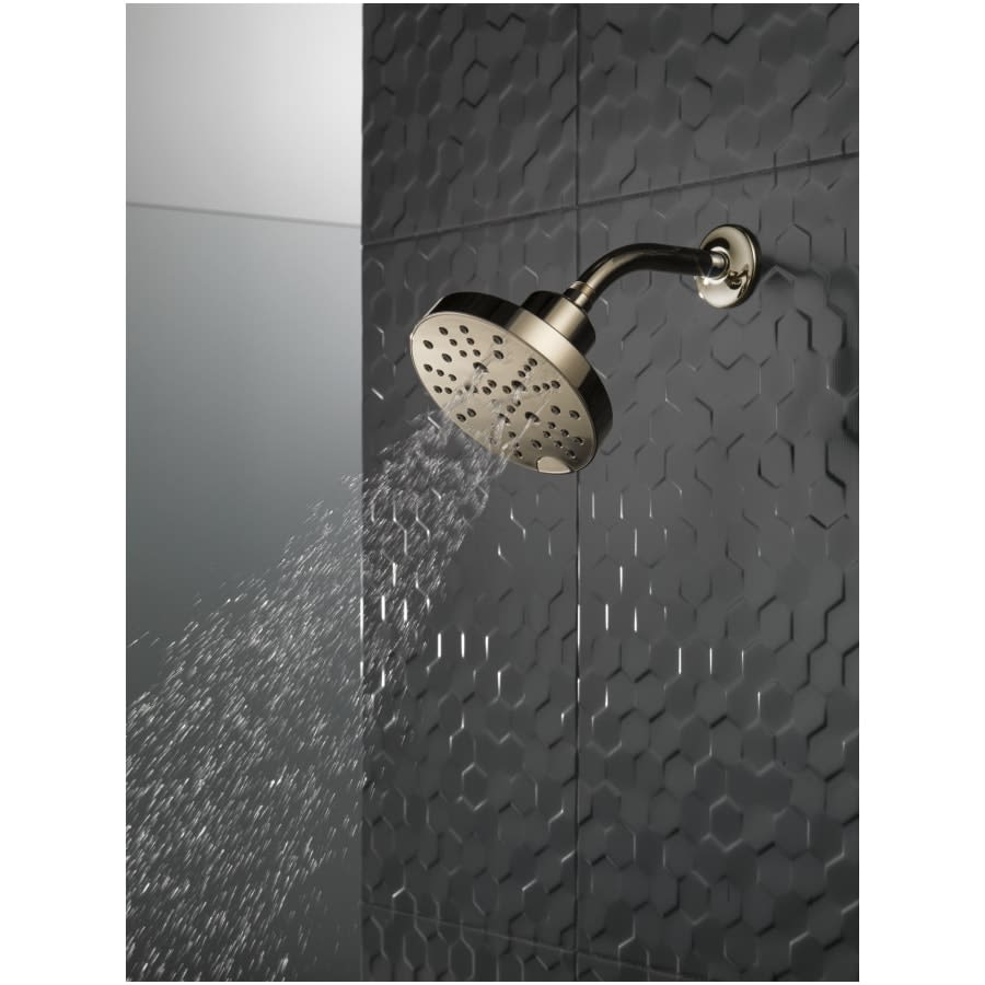 Universal Showering Components 1.75 GPM Multi Function Shower Head with H2Okinetic Technology