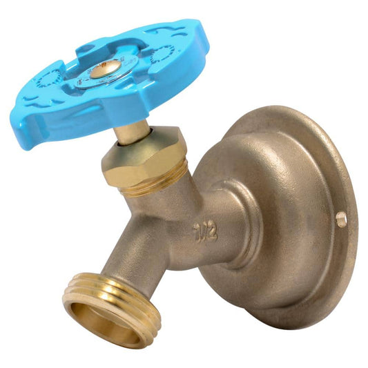 1/2 in. Push-to-Connect x MHT Brass Multi-Turn No Kink Hose Bibb