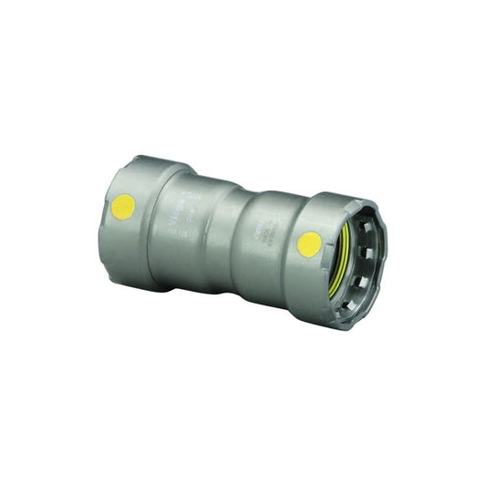 Gas Coupling, 3/4 in, Press, Carbon Steel