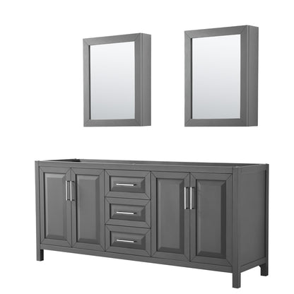 Daria Double Bathroom Vanity - 78.75W x 35H x 21.5D