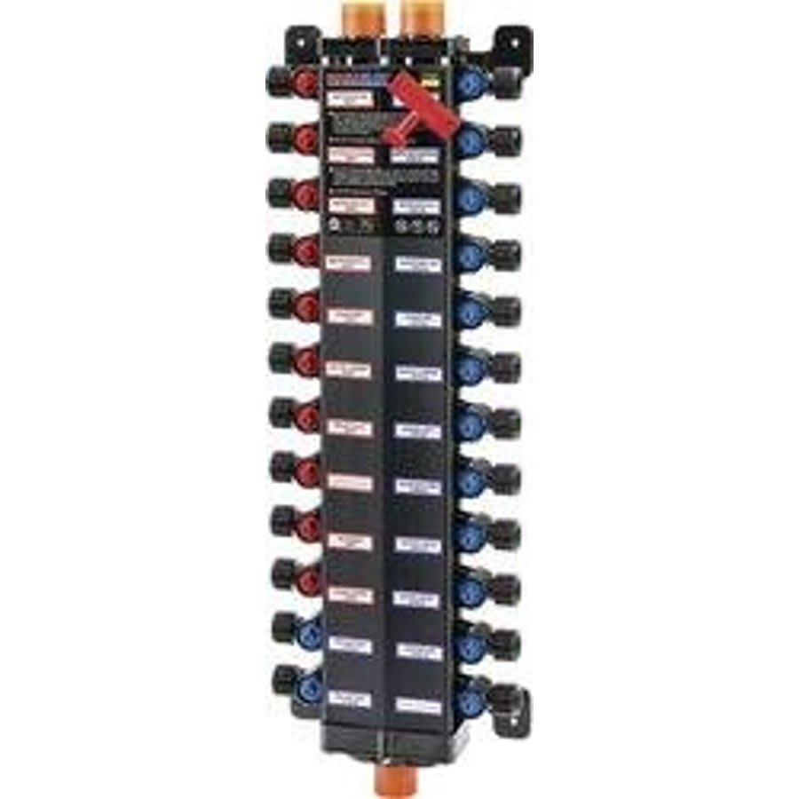 24-Port Manifold, 1/2 in, Press PEX, Poly