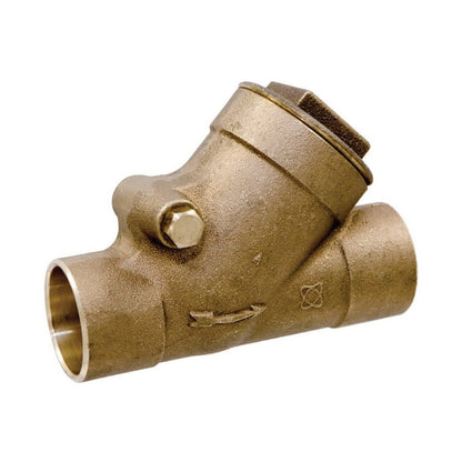 Swing Check Valve, 1-1/2 in, C, Bronze