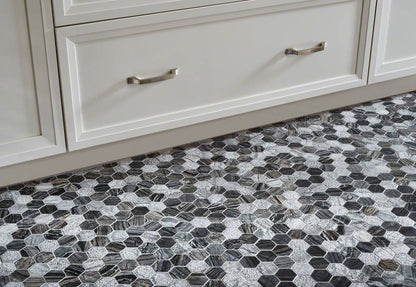 Henley Multi Finish Hexagon Mosaic Tile