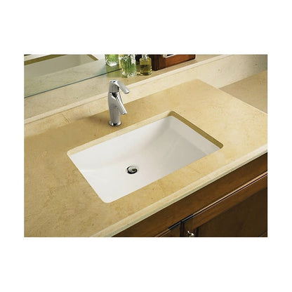 Ladena® Under Mount Lavatory Sink, ADA, 23-1/4 x 16-1/4 x 8-1/8 in, Vitreous China, Biscuit