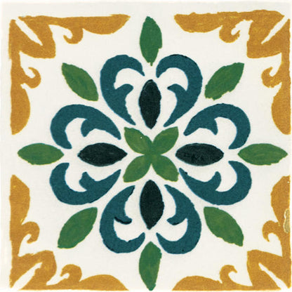 Cotto Revival Marbella Square, Handcrafted 4X4 Glossy